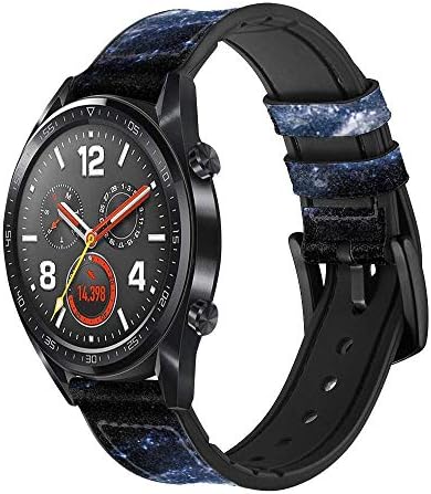 CA0607 WAY WAY GALAXY עור & SILICONE SMART WATTE STRAP לשעון WRISTWATCH SMARTWATCH SMART WATEL גודל