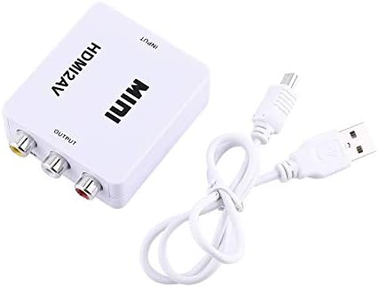 ממיר HDMI2AV דיגיטלי, מתאם HDMI ל- AV, Composite Video Audio AV CVBS Cofapter Converter 720p/1080p
