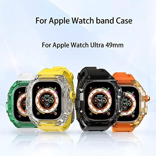 ערכת Mod Ankang עבור Apple Watch Ultra 49 ממ סדרת כיסוי מגן 8 7 6 6 5 4 SE צמיד רצועת צמיד שעון קלה