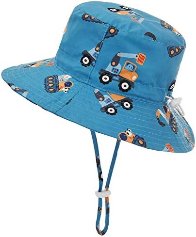 תינוק שמש כובע מתכוונן-חיצוני פעוט לשחות חוף בריכת כובע ילדים עד 50 + רחב ברים סנטר רצועת קיץ לשחק כובע