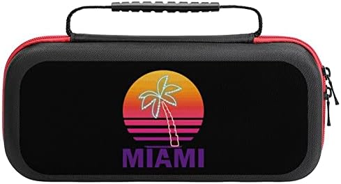 מתג עץ הדקל של מיאמי קיץ נושם נשיאה מגן על מעטפת ניידת ניידת עם 20 מחסנית משחקים
