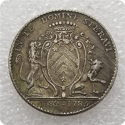 מלאכה צרפת 1782-1783 מטבע 2478 Coin Collection מטבע זיכרון