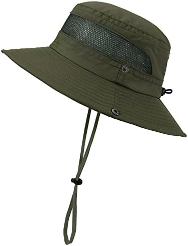 50 + שמש מגן דלי כובע לילדים בני בנות רחב ברים קיץ חוף דיג ספארי מתכוונן כובע