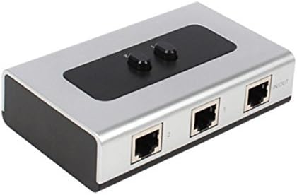 2port RJ45 Gigabit Ethernet RJ45 מתג רשת מתג ברשת תיבת בורר 100 מ '/1000 מ'