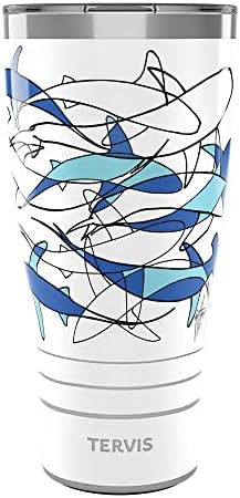 טרוויס נוסע גיא הארווי כריש הסוואה משולש מוקף חומה מבודד כוס נסיעות כוס שומר משקאות קר & מגבר; חם, 30