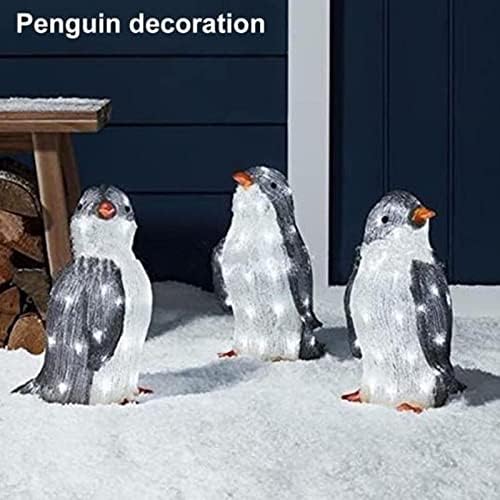 HHMEI 3 חג המולד חדש אור פינגווין פינגווין פינגווין חג המולד חדש פינגווין פינגווין פינגווין קרקע SGCABISBJSIE9Q