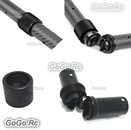 Gogorc 30mm26 ממ אלומיניום מפרק צינור זרוע מתקפל לרוחב למזלט הגנה מפני צמחים