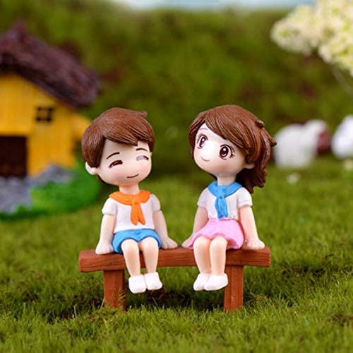 צלמיות של SPDD Kawaii אוהבות קטנות זוגות מיניאטורות זוגיות זוגות בובות מיניאטורות לילדות קישוטים נערות