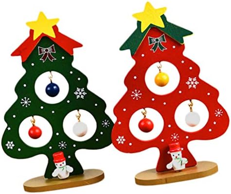 קישוטי ילידת אברפאן מעץ שולחן חג המולד עץ חג המולד DIY מיני עץ חג המולד קישוט חג המולד משרד החג קישוט