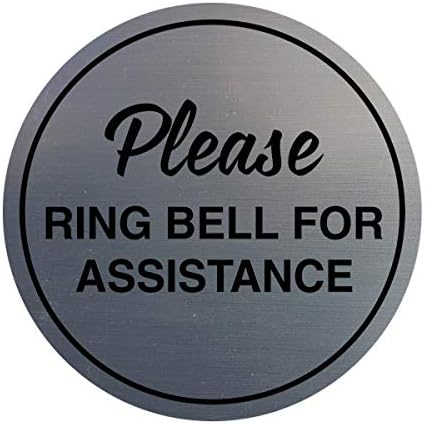 סימנים מעגל Bylita אנא צלצל בפעמון לקבלת שלט סיוע - קטן