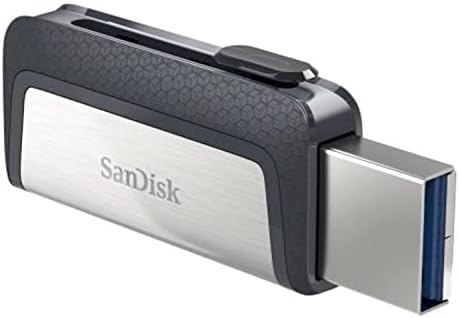 Sandisk Ultra Dual - כונן הבזק USB - 64 GB - אפור