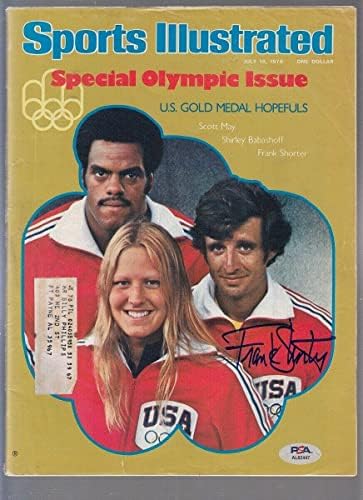 פרנק שורטר חתם על 1976 ספורטס אילוסטרייטד מרתון אולימפי פ. ס. א./די. אן. איי - מגזיני ספורט חתומים