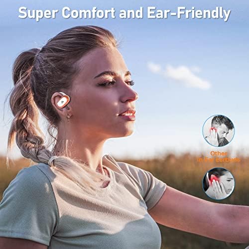 Lavales אוזניות אלחוטיות באוזן פתוחה Bluetooth 5.2 אוזניות אוזניות אוזניות אוזניות אוזניות, נהגים דינמיים