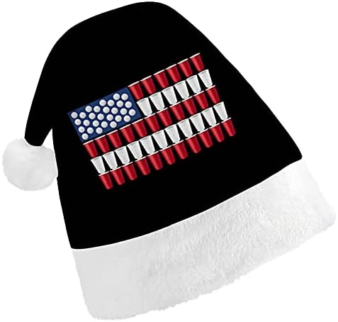 ארהב דגל סולו כוס חג המולד כובע לשנה חדשה חג מסיבת קוספליי