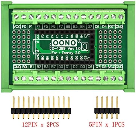 מודול לוח הפריצה של חסימת מסוף עבור Teensy 2.0, גרסת הרכבה של DIN