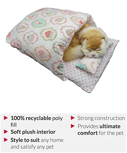 נשלף חתולי מיטת צבע 10-סופגנייה כלב מיטת מחצלת כרית מיטת בית עבור כלב חתול מחמד אספקת בית תפאורה