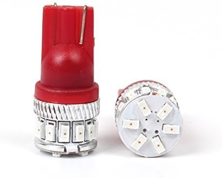 תאורת אללה 2x סופר בהיר טהור אדום 194 168 158 W5W נורות LED נורות צד קדמי סמן תגי תא אור תואם עם 2004