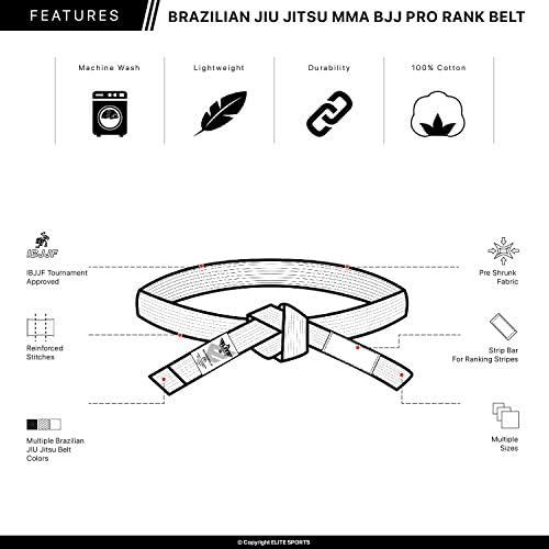 חגורות עילית ספורט ברזילאי ג'יו ג'יטסו BJJ