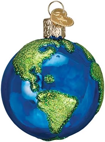 קישוטי חג המולד בעולם הישן: מתנות בחלל החיצון זכוכית קישוטים מפוצצים לעץ חג המולד, כדור הארץ