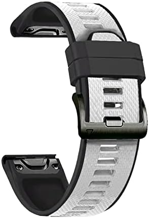KANGDD 26 22 ממ סיליקון מהיר מהיר רצועת שעון רצועה עבור Garmin Fenix ​​6x 6S Pro 5x 5 Plus 3HR Enduro
