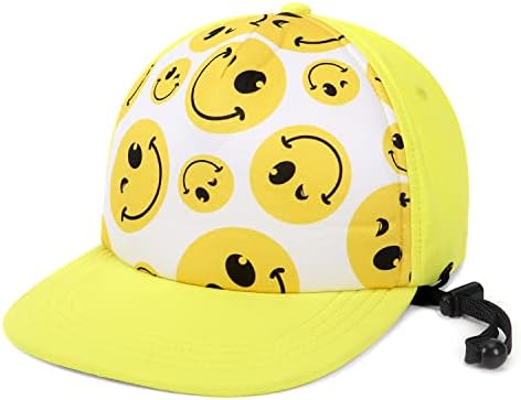 Bonvince Baby Trucker HAT מתכוונן כובע שמש כובע פעוטות שוליים שטוחים כובע יבש מהיר לבנים בנות כובעי
