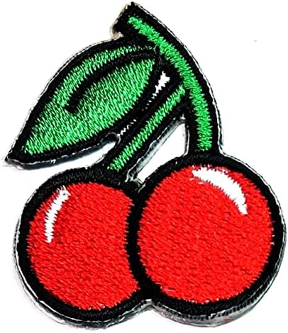 מיני אדום דובדבן פירות קריקטורה ברזל על תיקוני פעילויות רקום לוגו להלביש ג ' ינס מעילי כובעי תרמילי