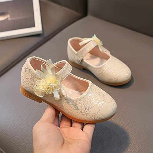 אופנה קיץ ילדי סנדלי בנות נעליים יומיומיות שטוח תחתון קל משקל פרל סרט פרח מגפי לפעוטות בני