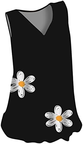 חולצות הוואי בהוואי לנשים חולצות דפס פרחים בקיץ חולצות צוואר מזדמנים חולצות צוואר נוחיות גופיות ללא