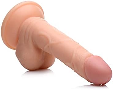 סקס-בשר דילדו ריאליסטי בגודל 7.5 אינץ ' עם כדורים / צעצוע מין לגברים, נשים וזוגות / פרטים מציאותיים