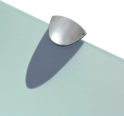 מדפי אחסון מדף צף של AOOF מדף תצוגה דקורטיבי צף מדף למטבח משרדי ביתי, זכוכית אמבטיה 15.7 x7.9 0.3