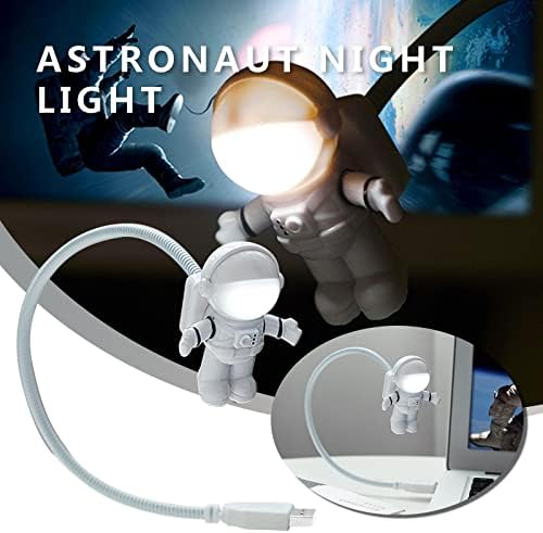 אסטרונאוט יצירתי USB LED LED מנורת מנורת נייד שולחן עבודה שולחן עבודה אביזר מחשב OB6