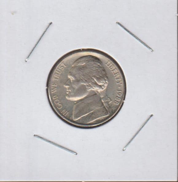 1988 P Jefferson Nickel Us Mint Mint State
