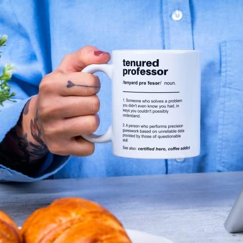 קבוע פרופסור קפה ספל, מצחיק מתנות הטוב ביותר מכללת פרופ, מתנה עבור גברים לנשים מכללת הערכה סיום, עבודה