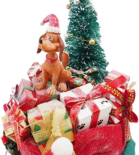 מחלקה 56 חלומות אפשריים דר סוס איך הגרינץ 'גנב את חג המולד בגרינצ'מאס שמח, 18 אינץ', רב צבעוני