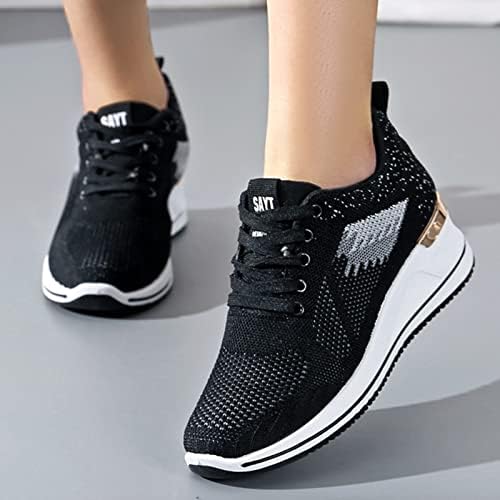 פנאי נעליים חיצוני טריז נשים ריצה רשת נעליים לנשימה מאמן נשים של פסגות סניקרס - רחב רוחב