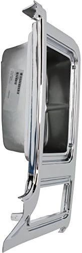 אוון פישר דלת פנס תואם עם שברולט טנדר בגודל מלא / פרברי 79-80 ליטר כרום-צבוע כהה ארגנט עם פנסים עגולים