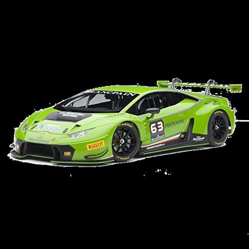 רכבי דגם בקנה מידה של Apliqe עבור Lamborghini Huracan GT3 סימולציה סגסוגת סגסולת מכונית ספורט פרופורציה