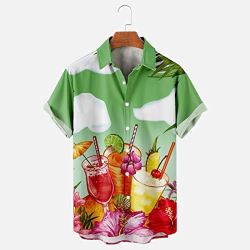 Xxbr 2023 תלת מימד ציור הדפס פרחוני חולצה הוואי גברים נשים פניות צווארון וינטג 'רחוב גברים צמרות קיץ