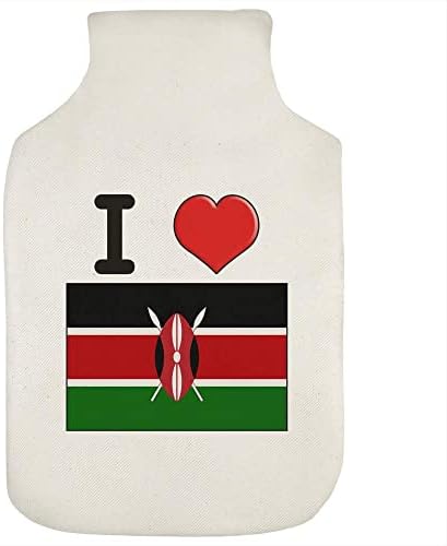 Azeeda 'אני אוהב את קניה' כיסוי בקבוק מים חמים