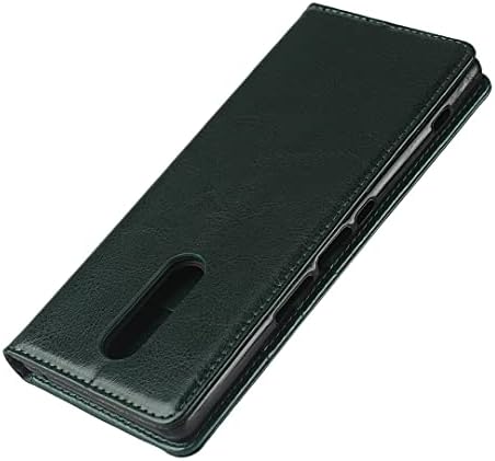 מארז הפליפ של טלפון חכם מארז ארנק הפוך למארז Sony Xperia XZ4, כיסוי עור אמיתי TPU פגוש עם מחזיק כרטיסים