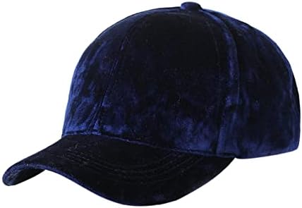 אופנה בייסבול כובע נשי קיץ מזדמן מוצק קטיפה בייסבול כובעי מתכוונן כובע מצחיות כובעים