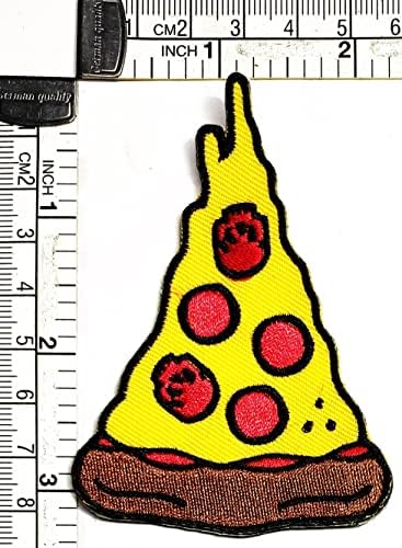 קליינפלוס 3 יחידות. פיצה אדום גולגולת תיקון מהיר מזון רטרו כיף קריקטורה מדבקות מלאכות אמנויות תפירת