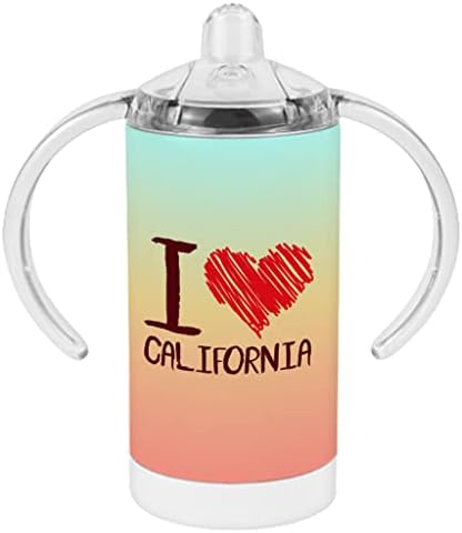 אני אוהב קליפורניה כוס קש - ארה ב בייבי כוס קש-ציטוטים כוס קש