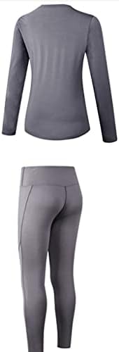 תחתונים תרמיים של YFQHDD לנשים ספורט ספורט אלסטי חורף ארוך ג'ונס)