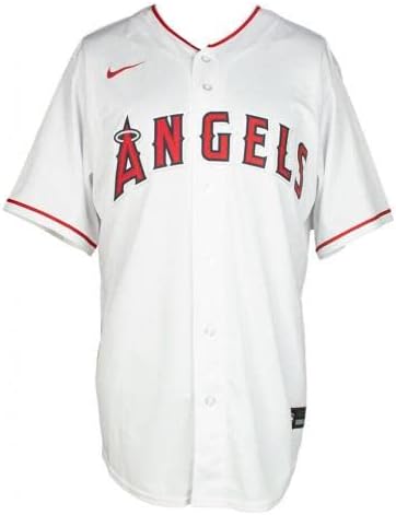 Shohei Ohtani החתימה את לוס אנג'לס מלאכים לבנים נייקי בייסבול ג'רזי MLB קנאים - גופיות MLB עם חתימה
