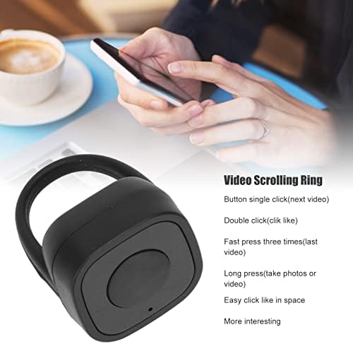 עמוד שליטה מרחוק טרנר לטיקוק וספר אלקטרוני, טבעת גלילה לתריס הקלטת וידאו Selfie, תריס מצלמה Bluetooth
