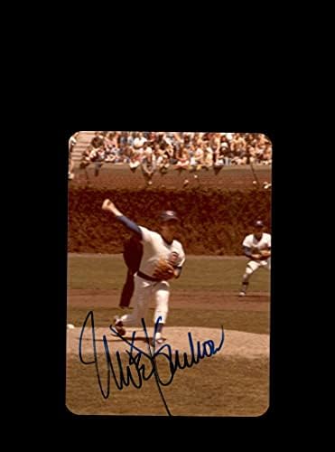 מייק קרוקוב חתום מקורי 1979 4x6 Snaphot Photo Chicago Cubs בוויגלי