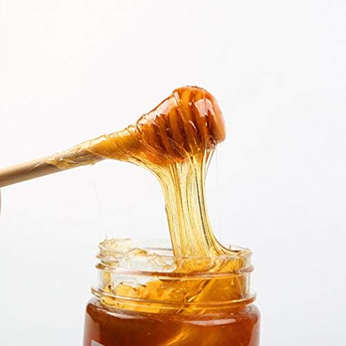 דבש מקל 30 יחידות עץ דבש מצקת מקלות, דבש וסירופ מצקת מקל, מיני עץ דבש כף מטבלים עבור דבש צנצנת לוותר