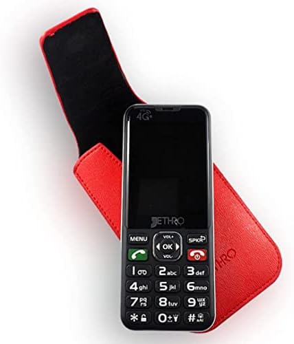 Jethro SC490 4G טלפון סלולרי בכיר לא נעול, כפתורים גדולים, תצוגה גדולה, נפח חזק, קל לשימוש, שיחה וטקסט