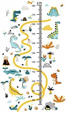 גובה דינוזאור מדבקת חמוד קריקטורה חמוד של בעלי חיים דבק עצמי מדבקות קיר קיר קליפות ומקל פעימות תפאורה